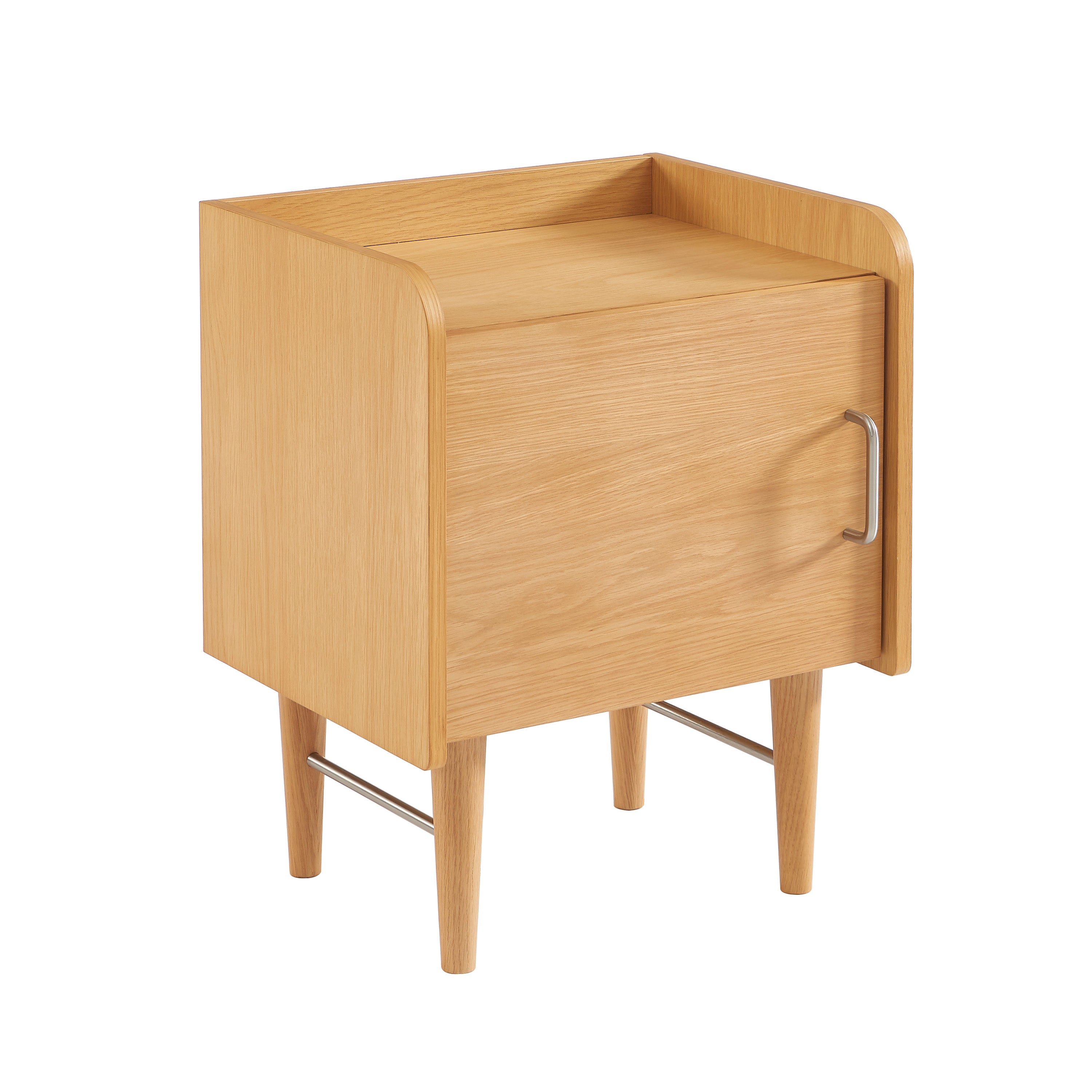 Twiggy - Bedside Table - Oak Veneer