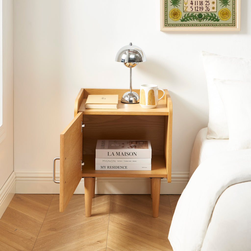 Twiggy - Bedside Table - Oak Veneer