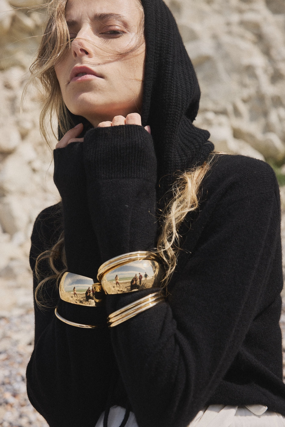 Unisex Tessa Elefanthue - Sort - Unisex