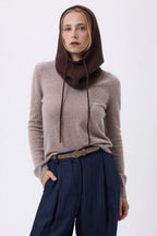 Kominiarka unisex Tessa - Brązowa - Unisex