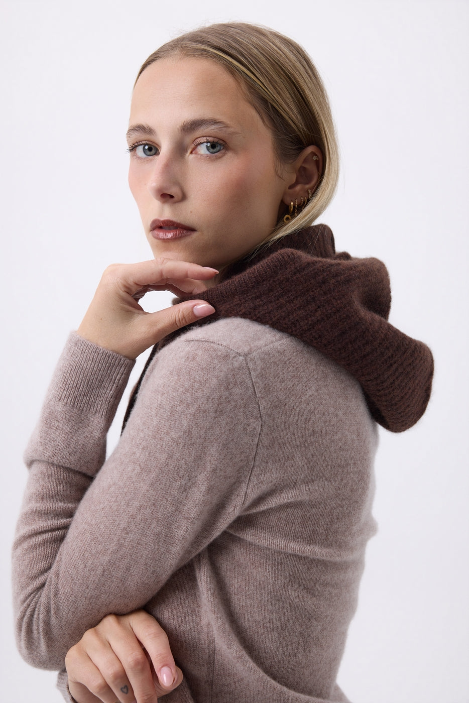 Kominiarka unisex Tessa - Brązowa - Unisex