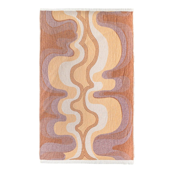 Fouta de algodón reciclado - Amarilla