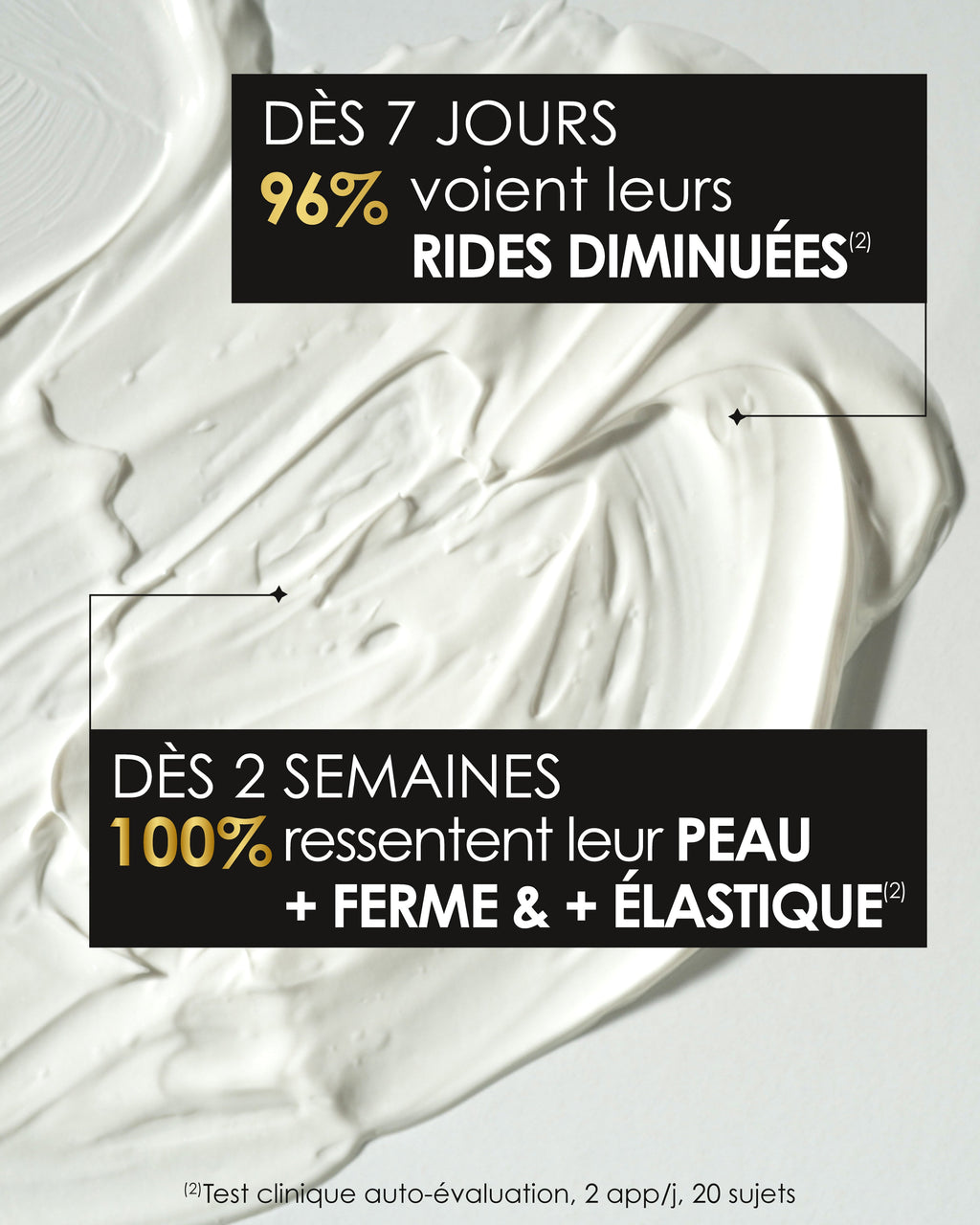 Textura de la crema de noche Garancia Mystérieuses Mille et Une Nuits: a partir de 7 días el 96% ve reducidas sus arrugas