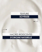 ÉCLAIR DE LUNE La Foudroyante - Garancia Laboratory Silky texture of Éclair de Lune La Foudroyante cream from Garancia, enriched with iridescent pearls of natural origin for immediate radiance.