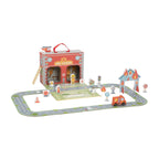 Portable Fire Station Playset