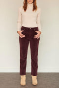 Trousers The Linda Soft Corduroy - Purple