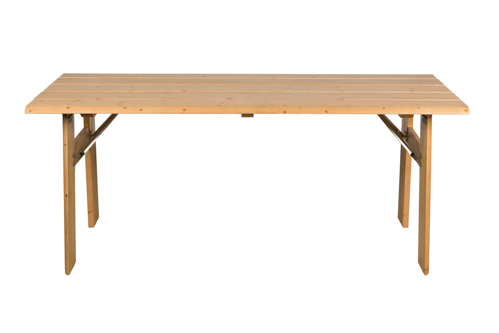 Avenue - Table D'Extérieur - Bois de pin - Naturel/Beige