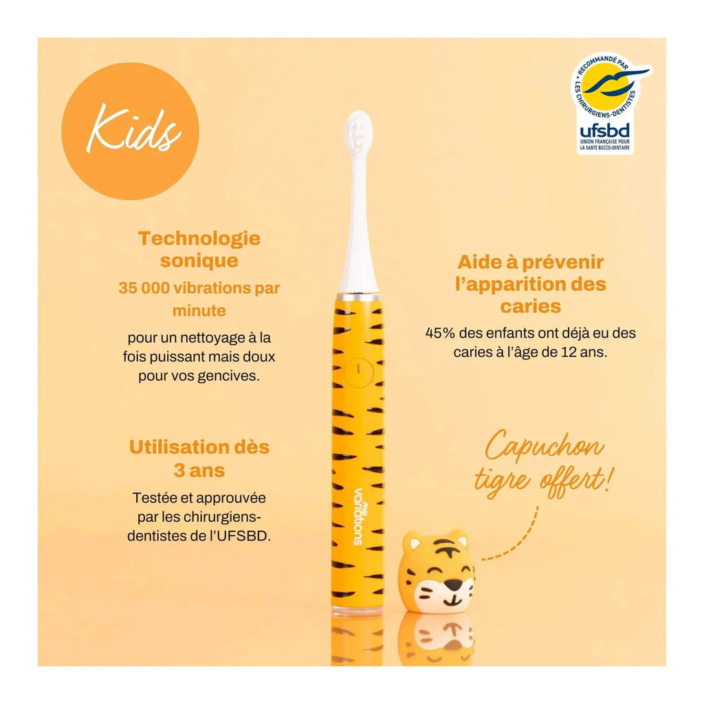Cepillo De Dientes Eléctrico - Niño - Tigre