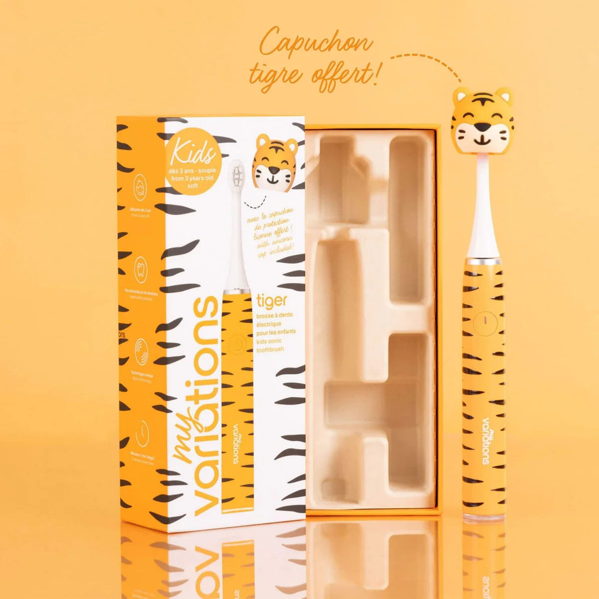Cepillo De Dientes Eléctrico - Niño - Tigre