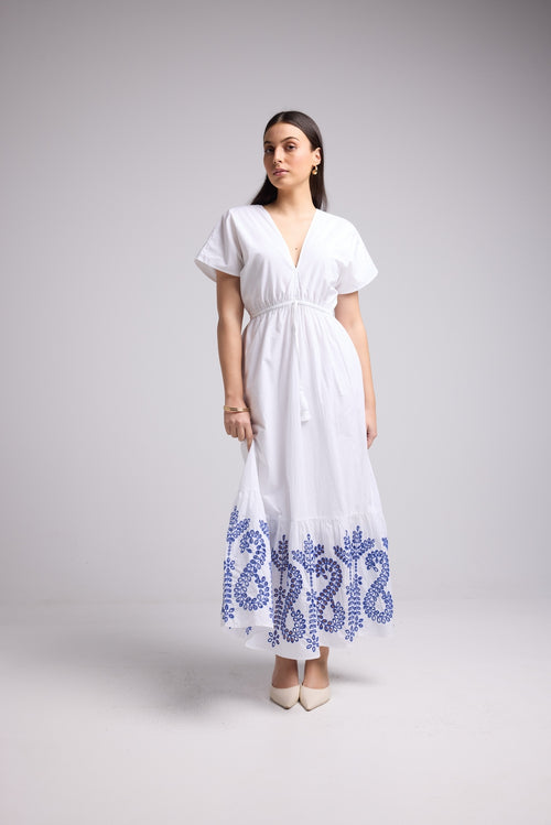 Robe Longue - Tina - Blanc