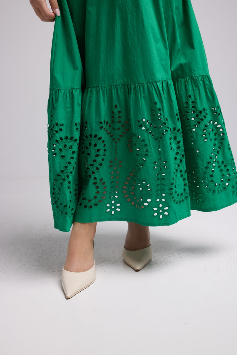 Robe Longue - Tina - Vert