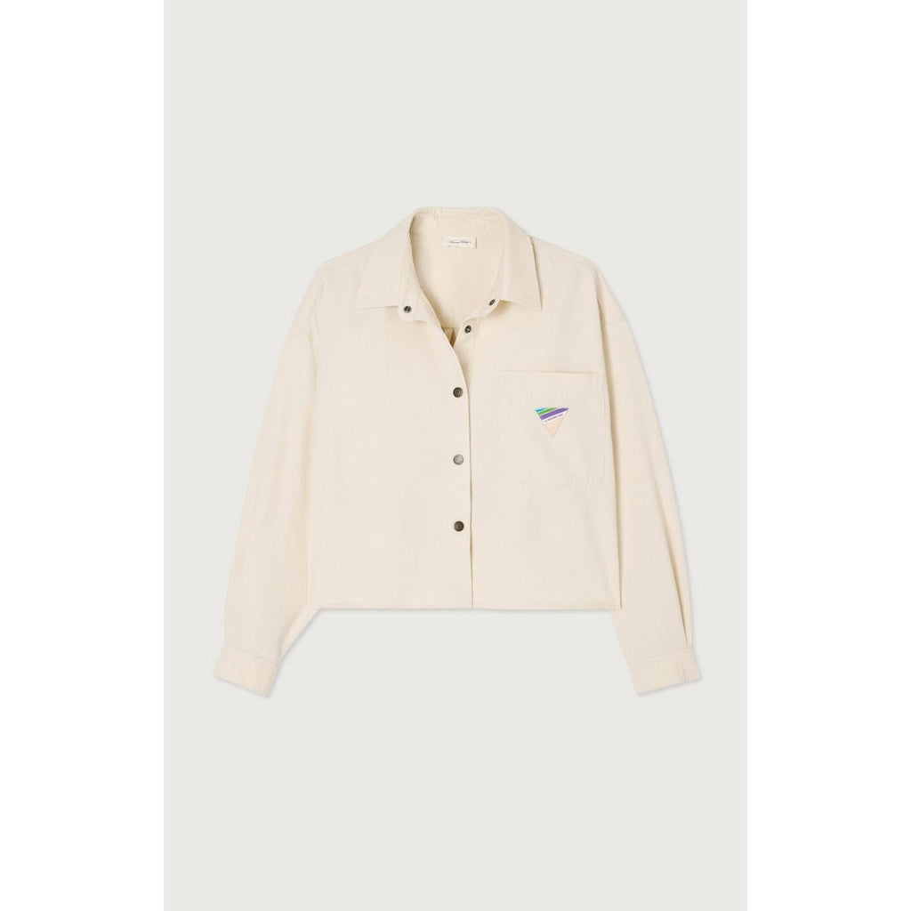 Chemise Col Boutonne - Ecru - Femme