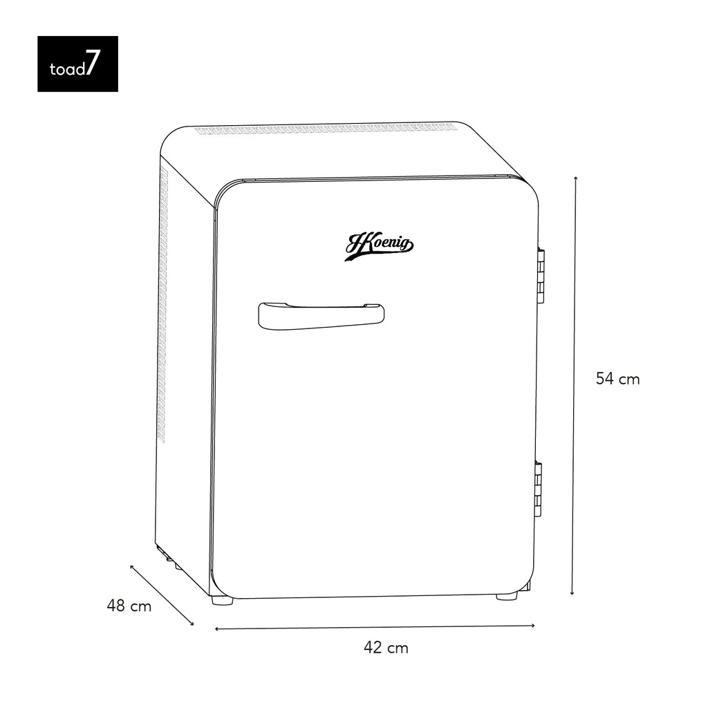 Minibar Retro 31L - Verde