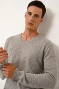 Jersey Cuello V - Tom - Nuage Chiné