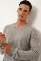 Jersey Cuello V - Tom - Nuage Chiné