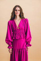 Blusa Isabel Ciclamen