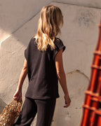 Coline Black Top