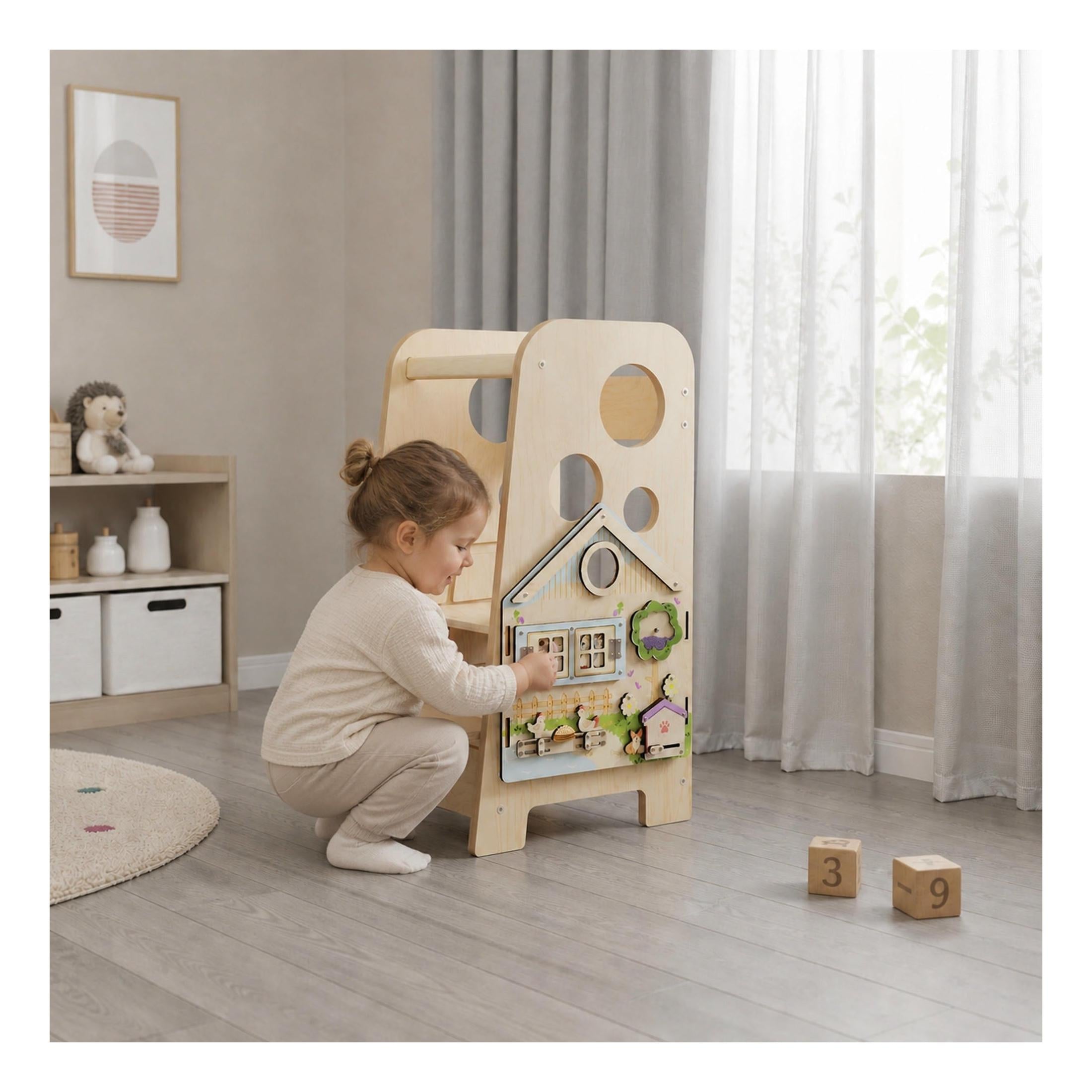 3-in-1 Montessori Learning Tower – Independence & Safety
