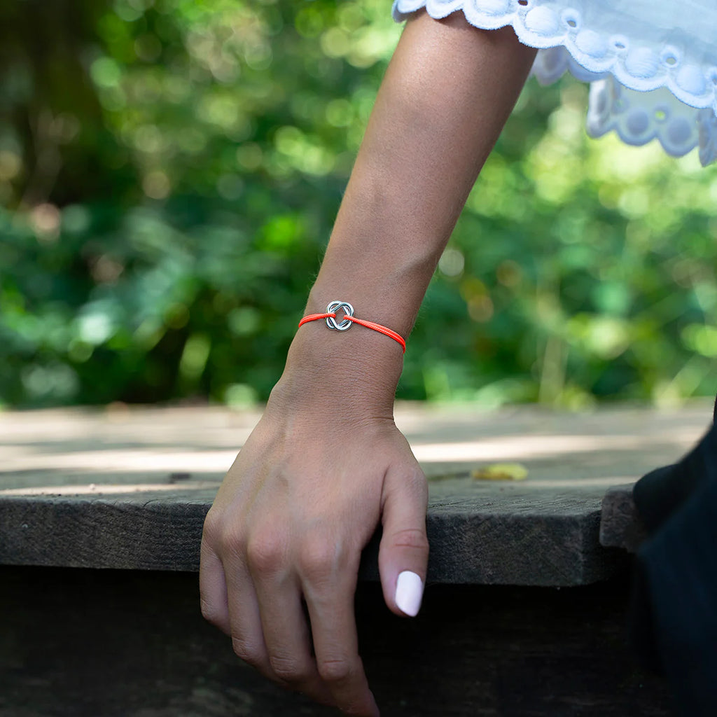 Bracelet Empreinte - Fluorescent Orange