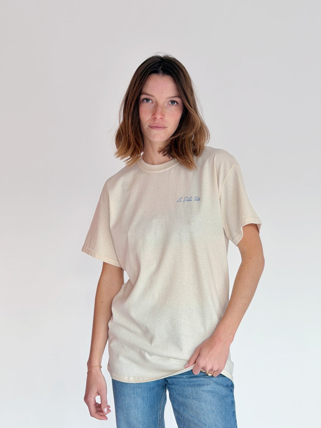 T-Shirt - Ivory - La Dolce Vita