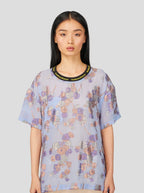 T-Shirt Dede En Broderie Brume D'Herbier