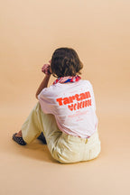 Cream Tartan Tshirt