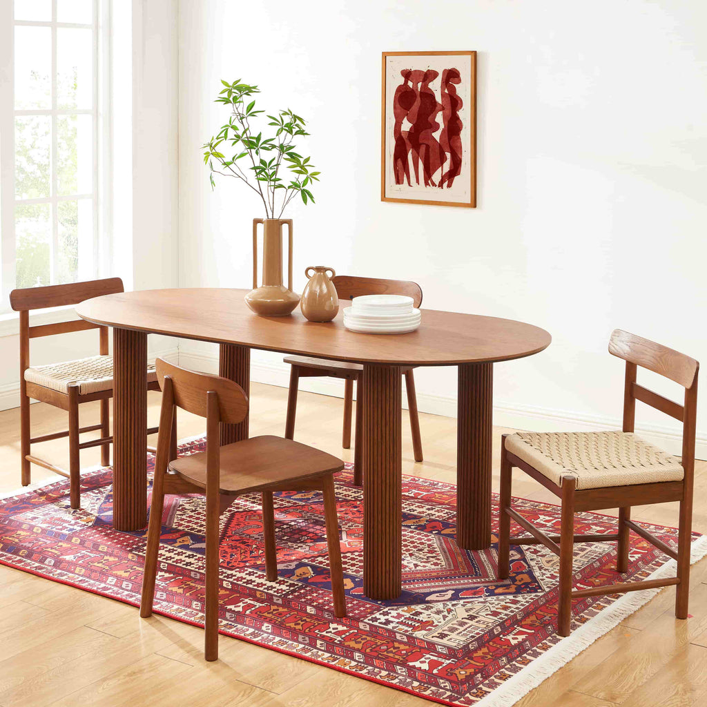 Penelope - Table - Oak Veneer - Walnut