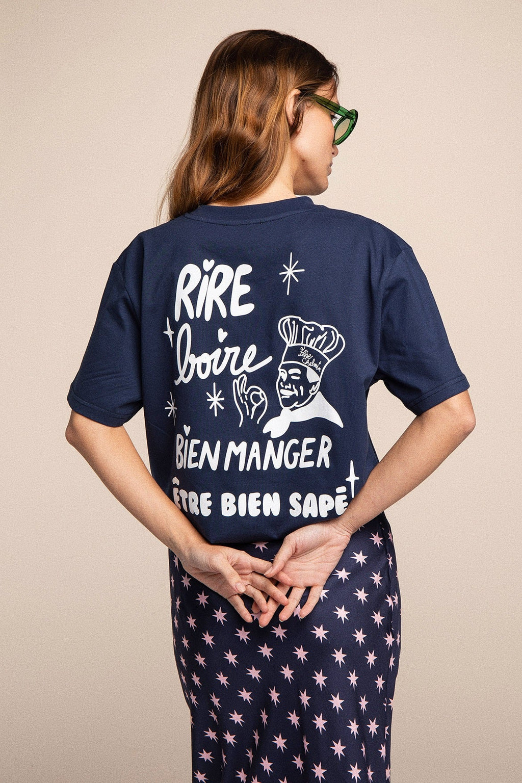 Pizza Yolo Navy T-Shirt