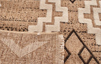 Jute Look Rug Tulum 9054 - Jute Pattern - Black - Indoor / Outdoor