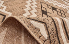 Jute Look Rug Tulum 9054 - Jute Pattern - Black - Indoor / Outdoor