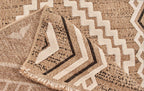 Jute Look Rug Tulum 9054 - Jute Pattern - Black - Indoor / Outdoor