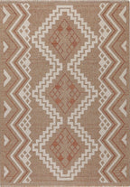 Jute Look Rug Tulum 9054 - Jute Pattern - Terra - Indoor / Outdoor