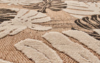 Jute Look Rug Tulum 9062 - Jute Pattern - Black - Indoor / Outdoor