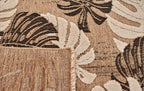 Jute Look Rug Tulum 9062 - Jute Pattern - Black - Indoor / Outdoor