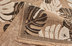 Jute Look Rug Tulum 9062 - Jute Pattern - Black - Indoor / Outdoor