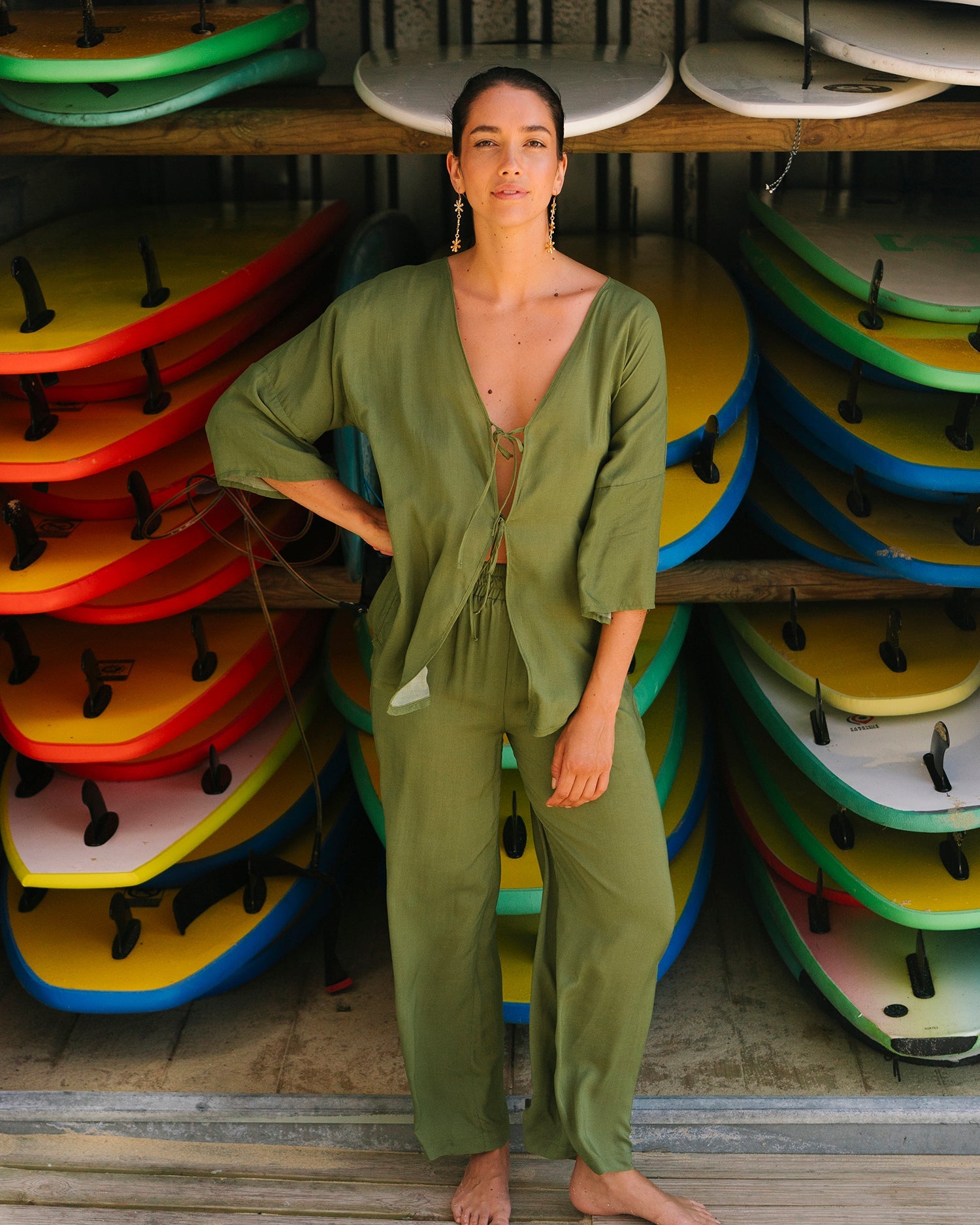 Lucia Khaki Tunic