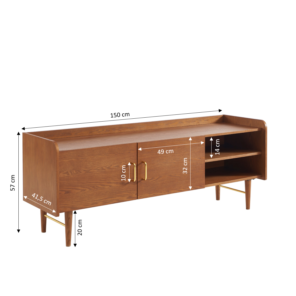 Twiggy - Television Unit - Ash Veneer