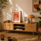 Twiggy - Meuble Tv - Placage Chêne