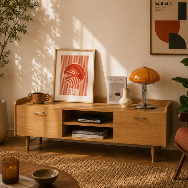 Twiggy - Meuble Tv - Placage Chêne