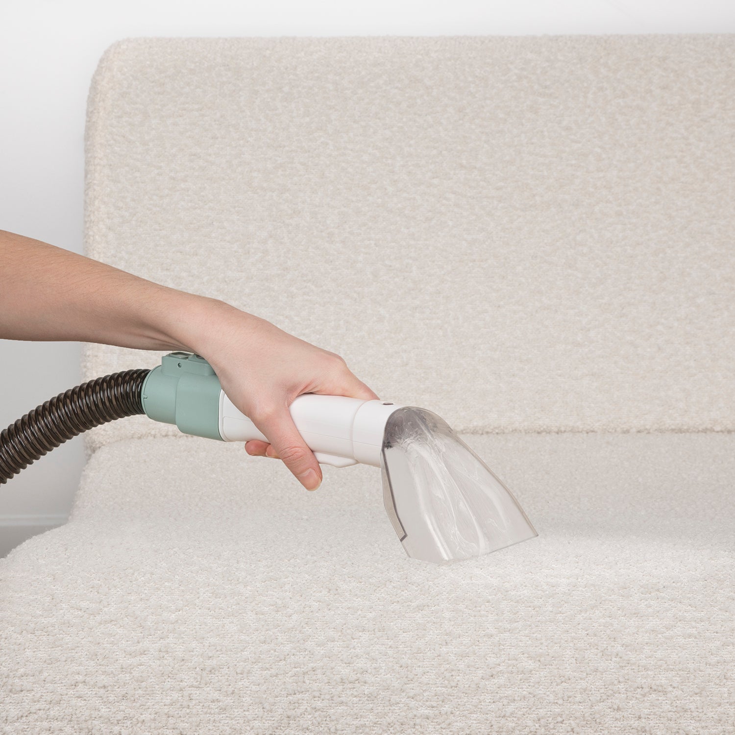 Handheld Textile Cleaner - White/Green