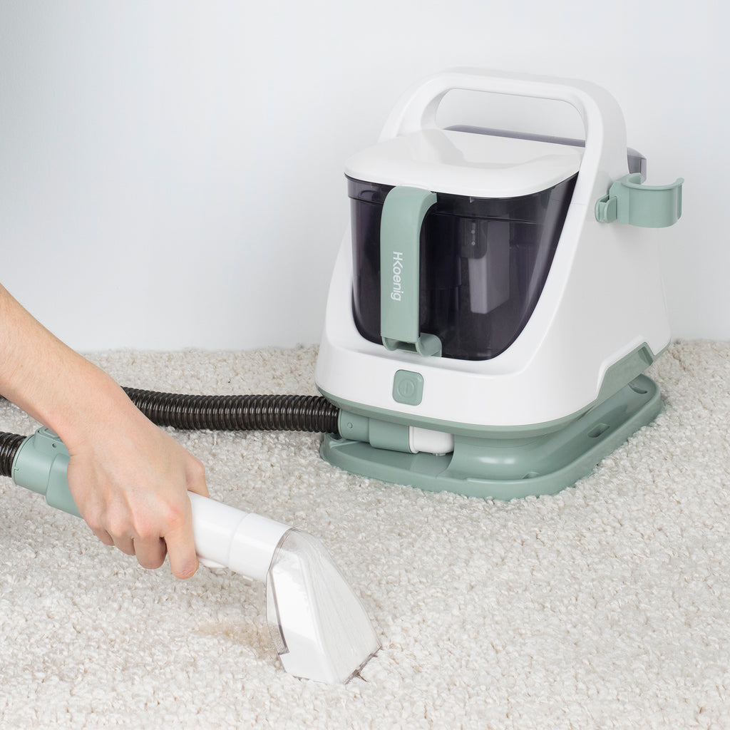 Handheld Textile Cleaner - White/Green