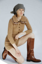 Cárdigan De Lana Felipa - Brown