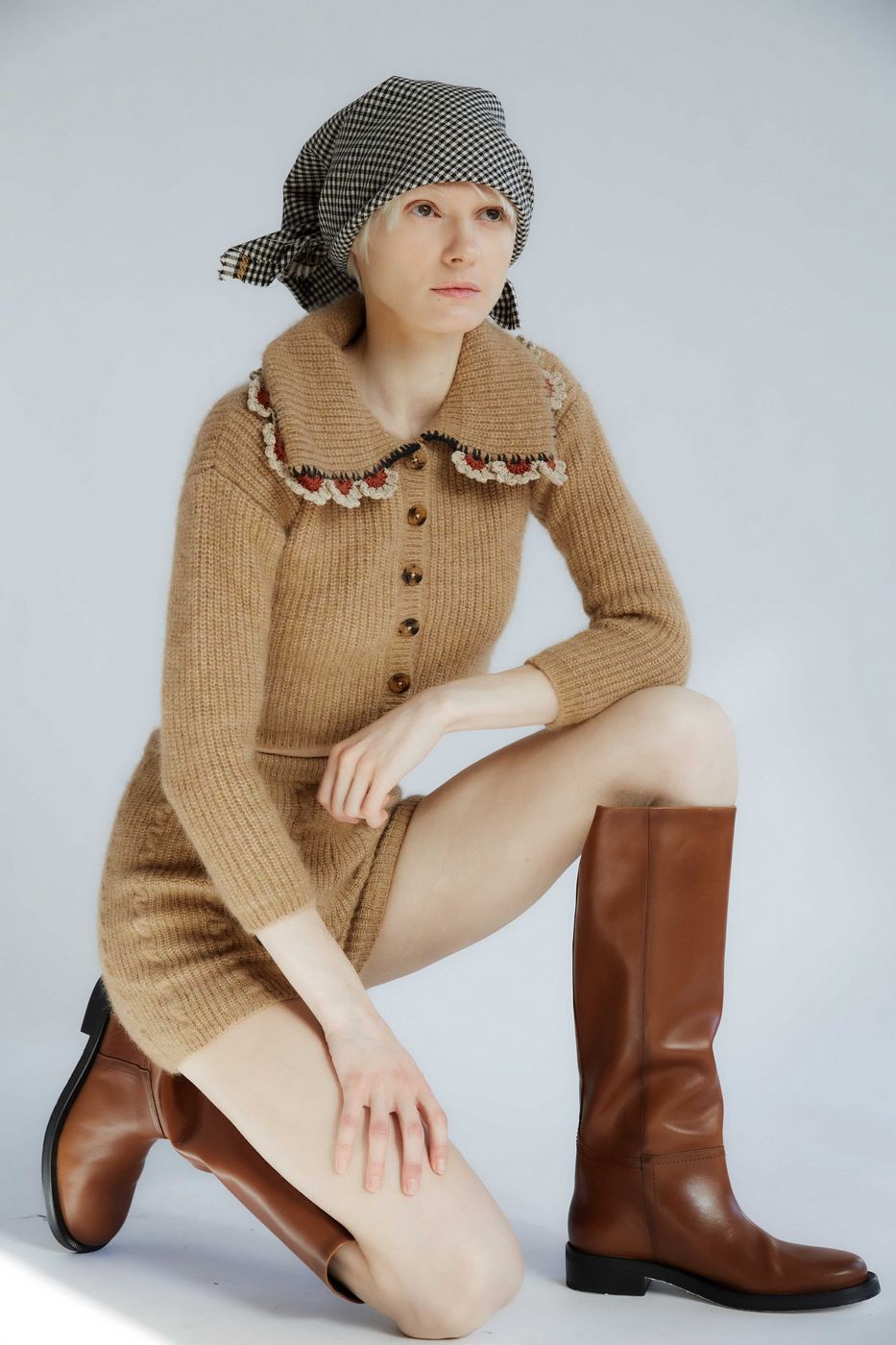 Cárdigan De Lana Felipa - Brown