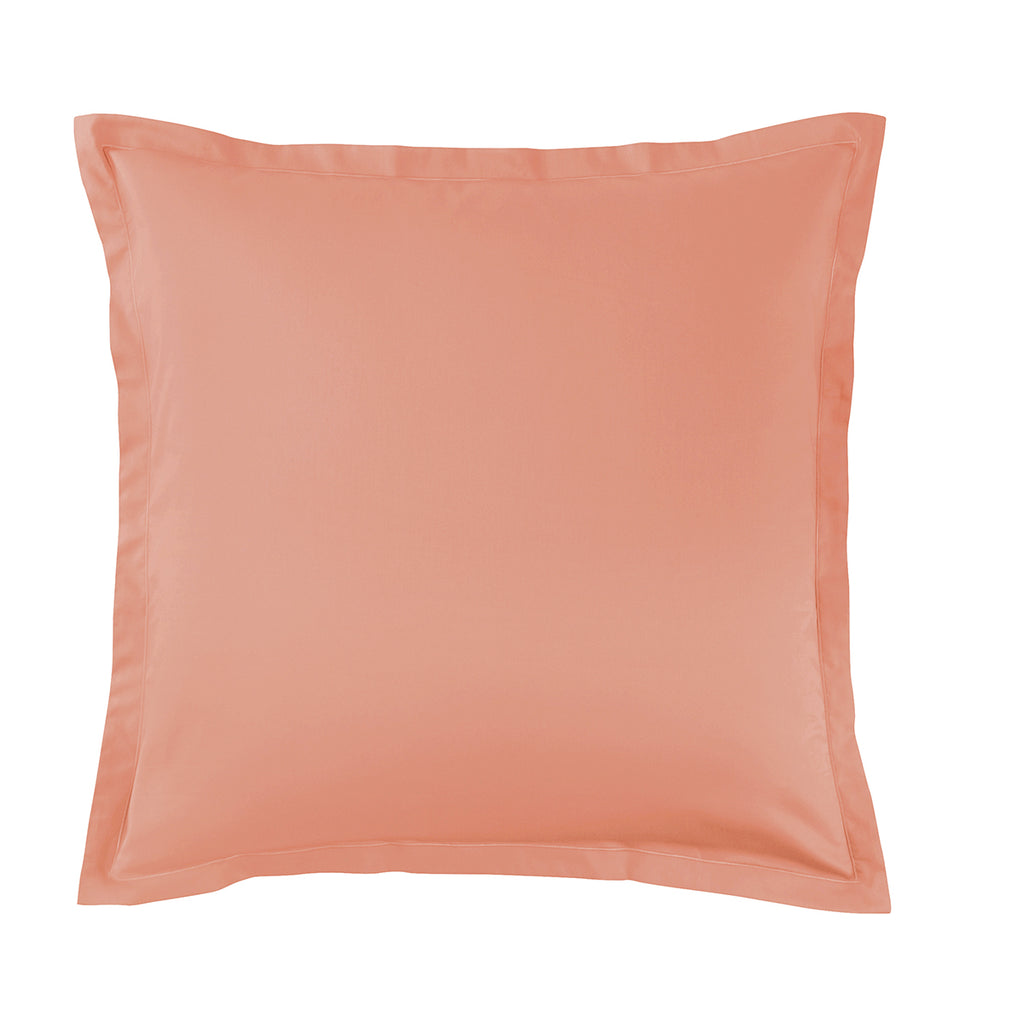 Satin Uni - Taie d'Oreiller - Rouille