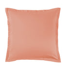 Satin Uni - Taie d'Oreiller - Rouille