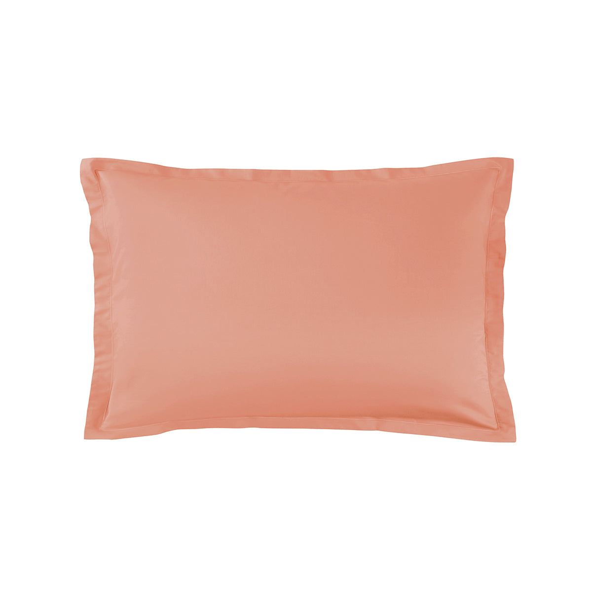 Satin Uni - Taie d'Oreiller - Rouille