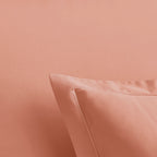 Satin Uni - Taie d'Oreiller - Rouille