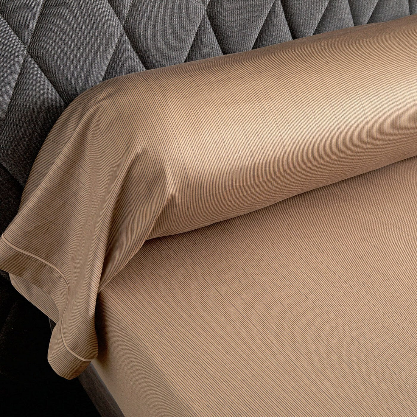 Ambre Nuit - Bolster Pillowcase - Bronze Black