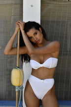 Top de bikini Beleza Pura - Negro