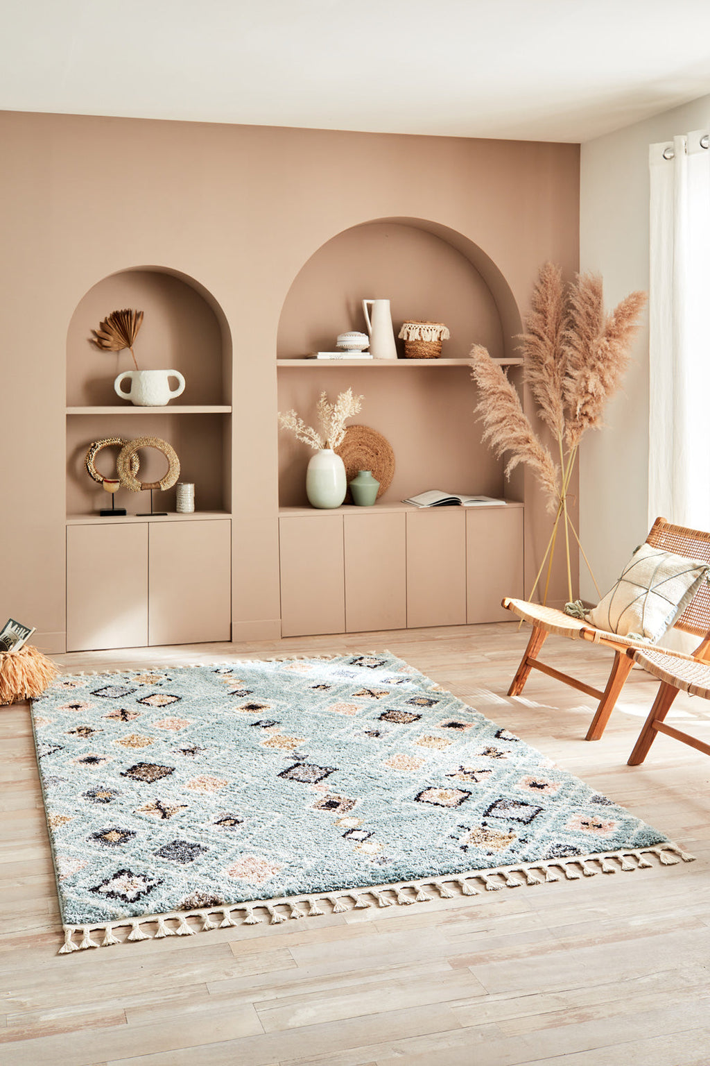Delya - Indoor Rug - Polypropylene - Turquoise